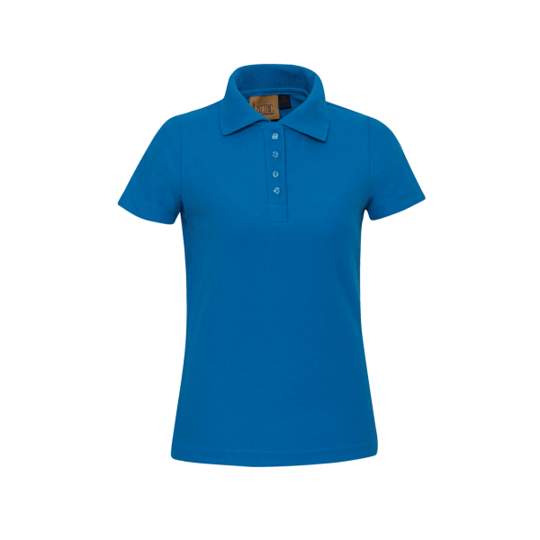 Turquoise P500 Short Sleeve Polo Shirt For Women